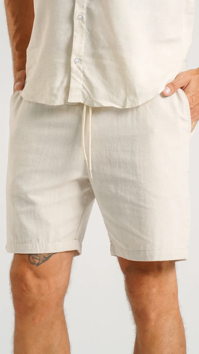 Bermuda Cotton Flamê - Bege - Image 2